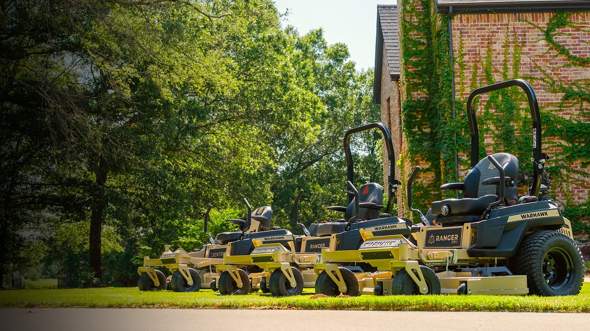 Warhawk residential mower lineup